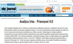 ATP Journal – Market Analysis – Industry 4.0 and KKUI