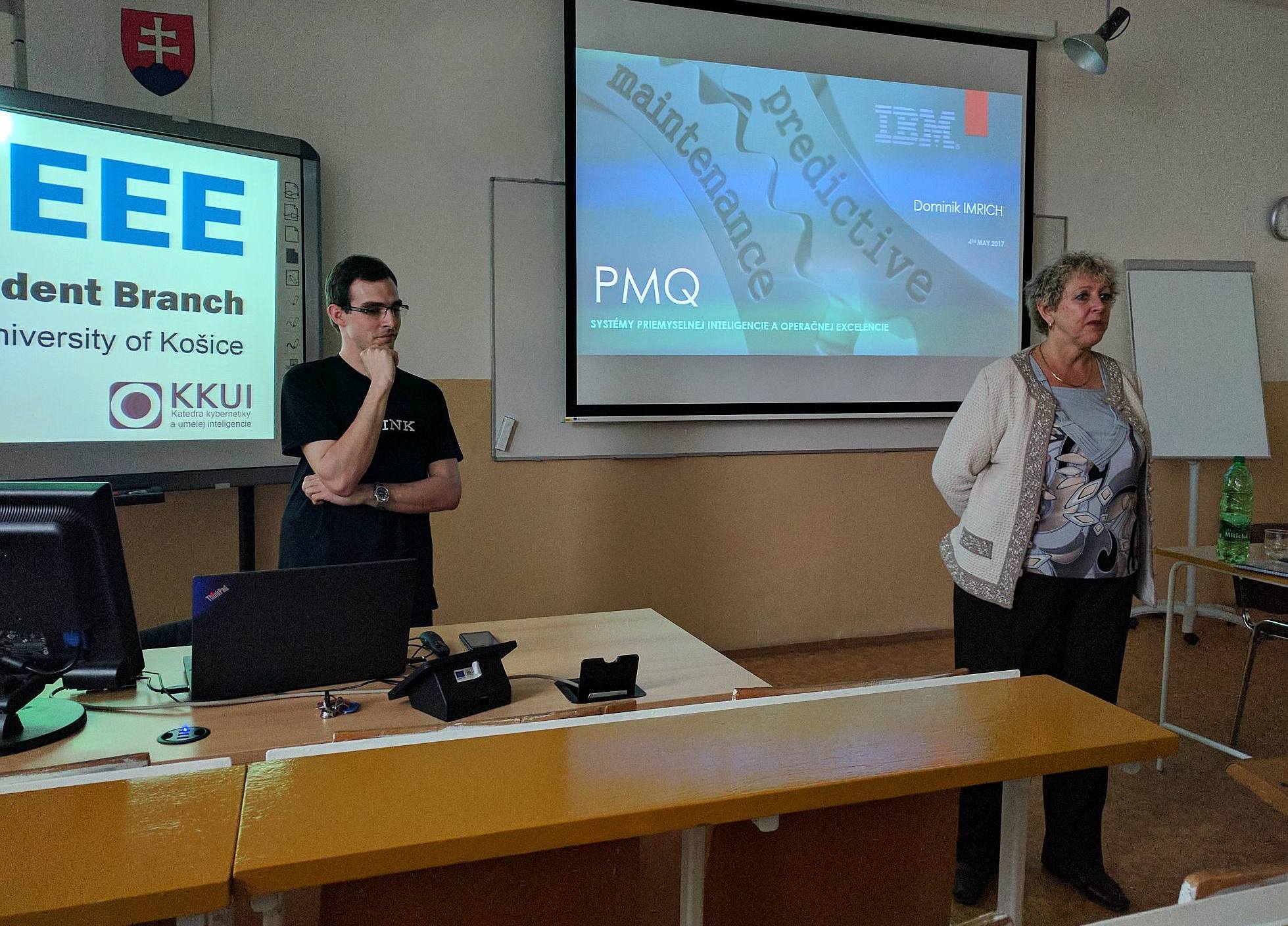 IBM prednáška PMQ – IEEE Student Branch aktivita